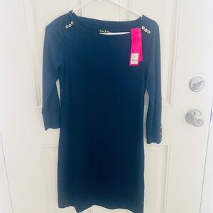 Lily Pulitzer navy dress NWT sz XS